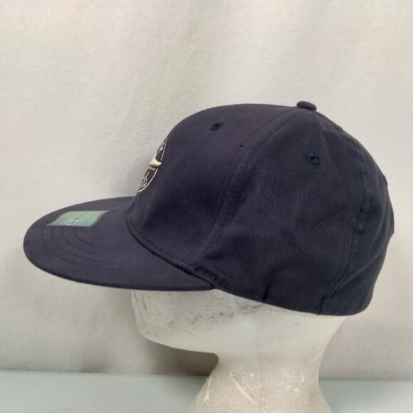Goose Island Beer Co Cap Hat Adult One Size Blue Twill Cotton Stretch Fitted New - Picture 5 of 11
